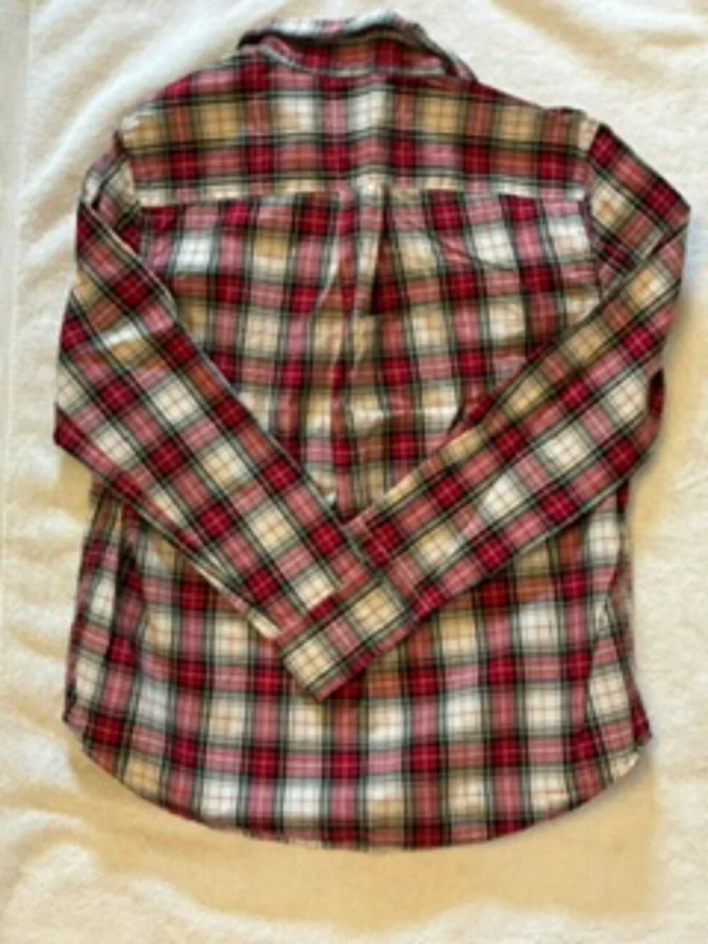 Ralph Lauren Plaid Multicolored Long Sleeve Button Down Shirt Size 6